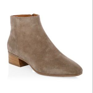 Brand New Aquatalia Fuoco Suede Ankle Boots